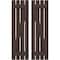 Ekena Millwork Americraft 4-Board (2 Batten) Wood Spaced Board-n-Batten Shutters w/ Z-Bar, ARW102SB415X77TBH, PR ARW102SB415X77TBH - alternate 1